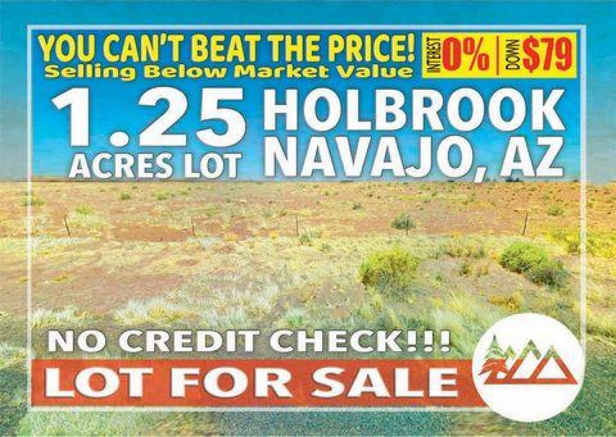 Picture of Residential Land For Sale in Holbrook, Arizona, United States