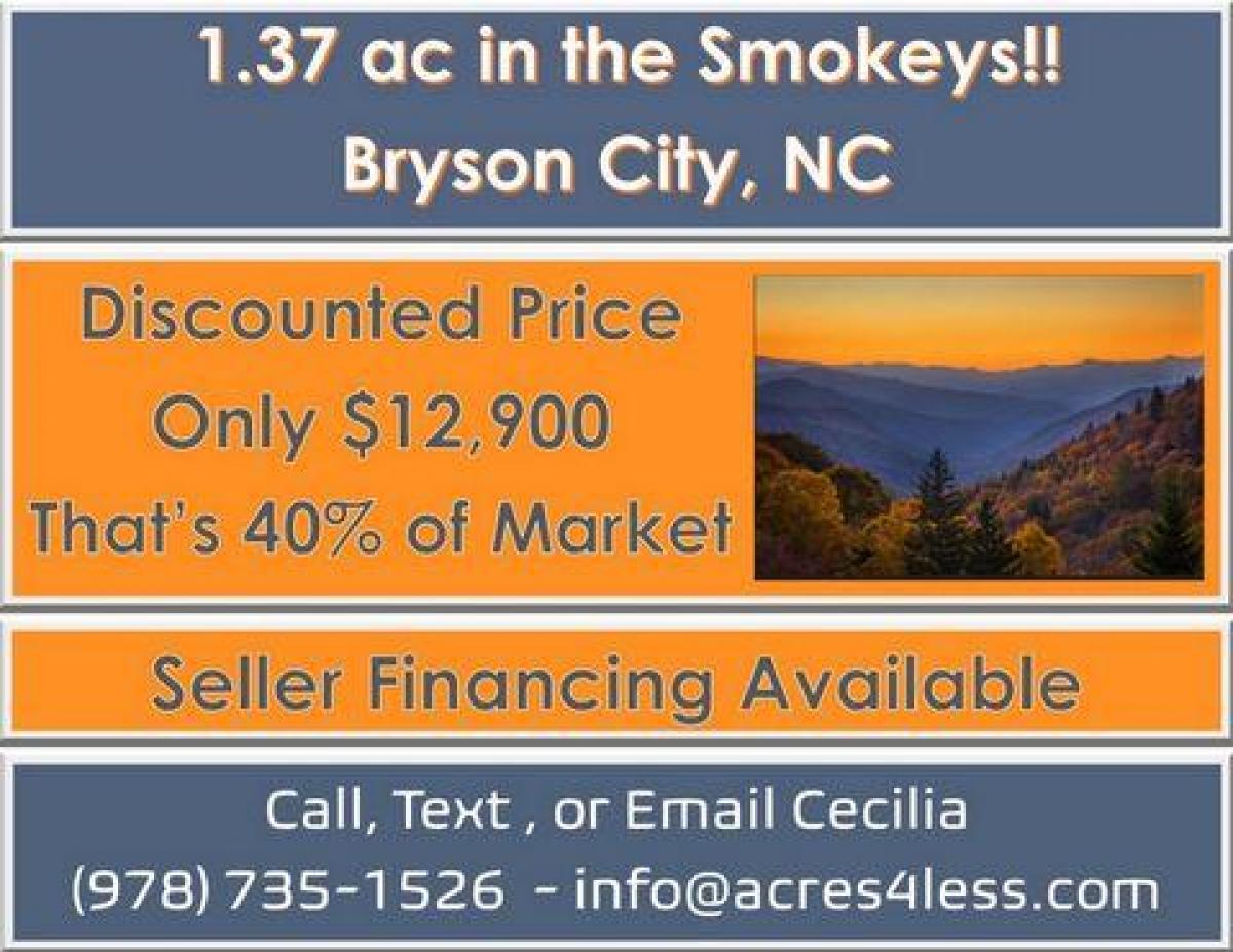 Picture of Residential Land For Sale in Bryson City, North Carolina, United States
