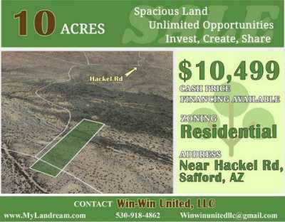 Residential Land For Sale in Safford, Arizona