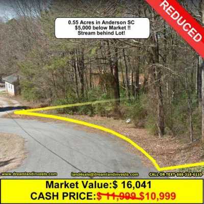 Residential Land For Sale in Anderson, South Carolina