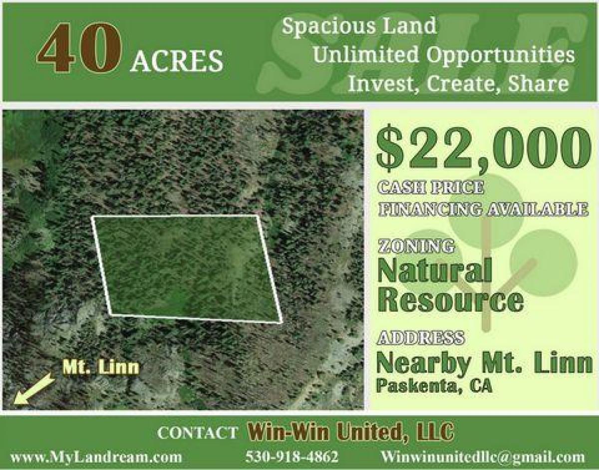 Picture of Residential Land For Sale in Red Bluff, California, United States