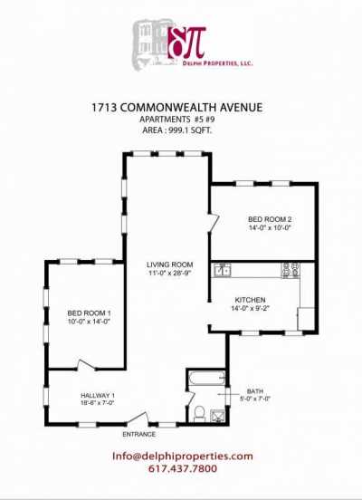 Apartment For Rent in Brighton, Massachusetts