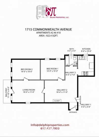 Apartment For Rent in Brighton, Massachusetts