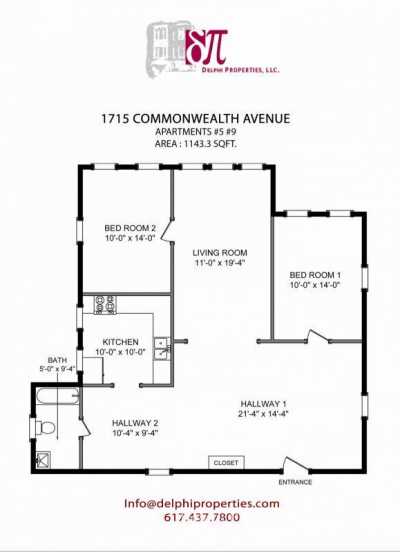 Apartment For Rent in Brighton, Massachusetts