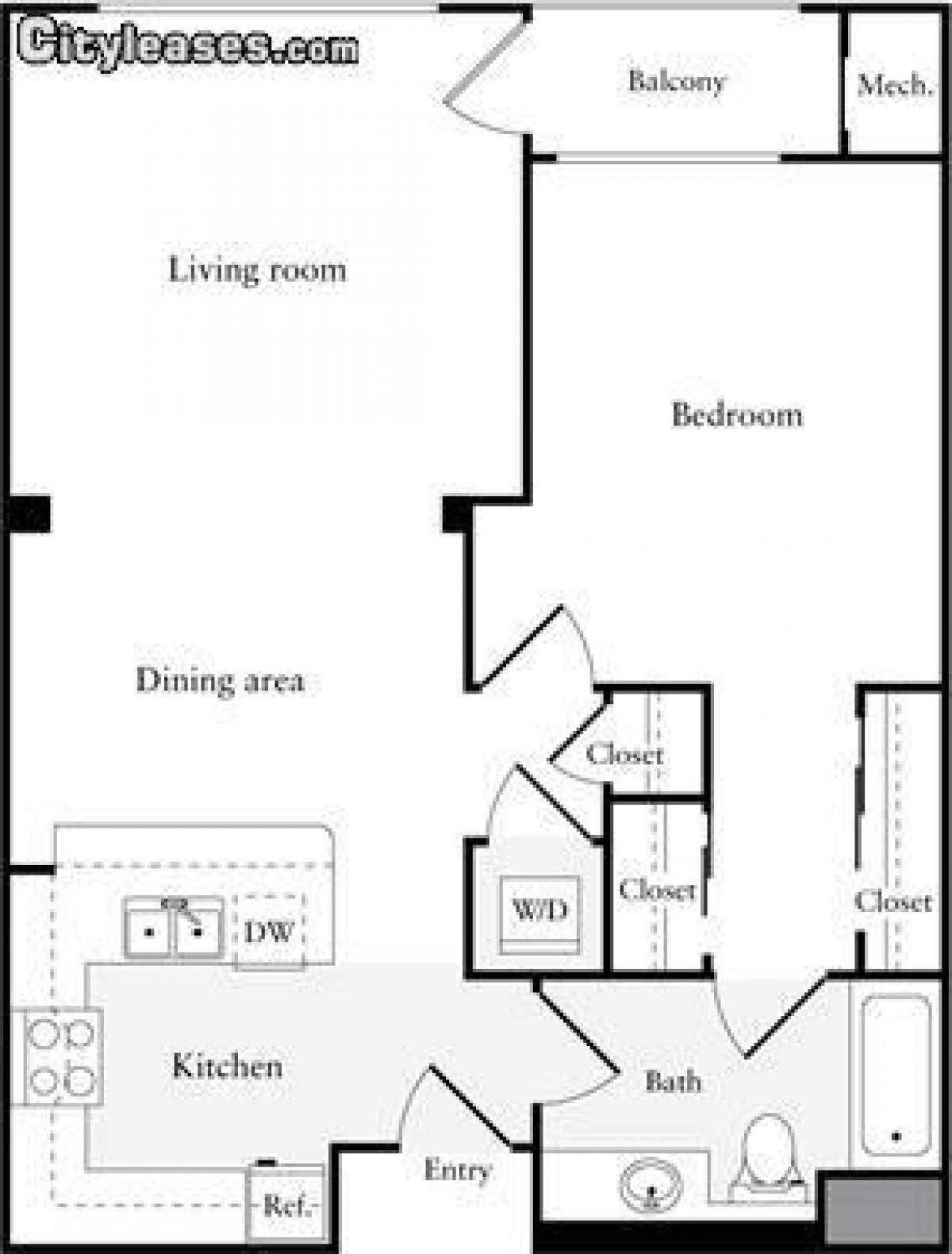 Picture of Apartment For Rent in San Mateo, California, United States