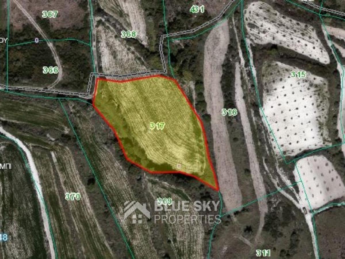 Picture of Residential Land For Sale in Stroumbi, Paphos, Cyprus