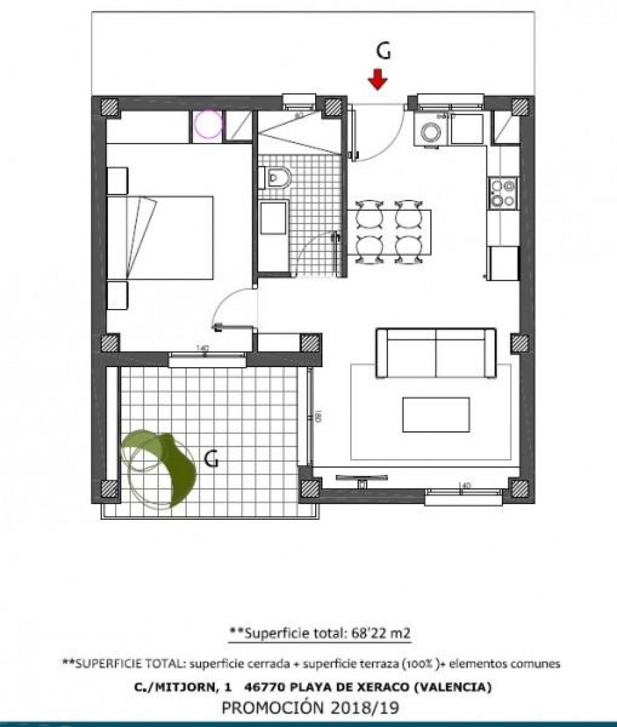 Picture of Apartment For Sale in Xeraco, Alicante, Spain