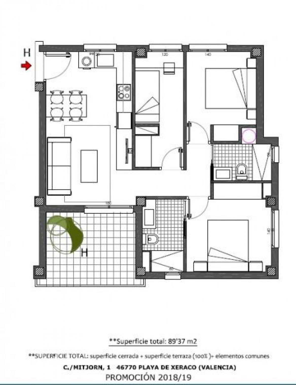 Picture of Apartment For Sale in Xeraco, Alicante, Spain