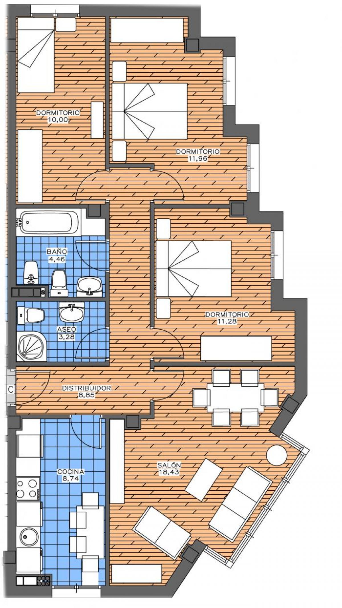 Picture of Apartment For Sale in Pravia, Asturias, Spain