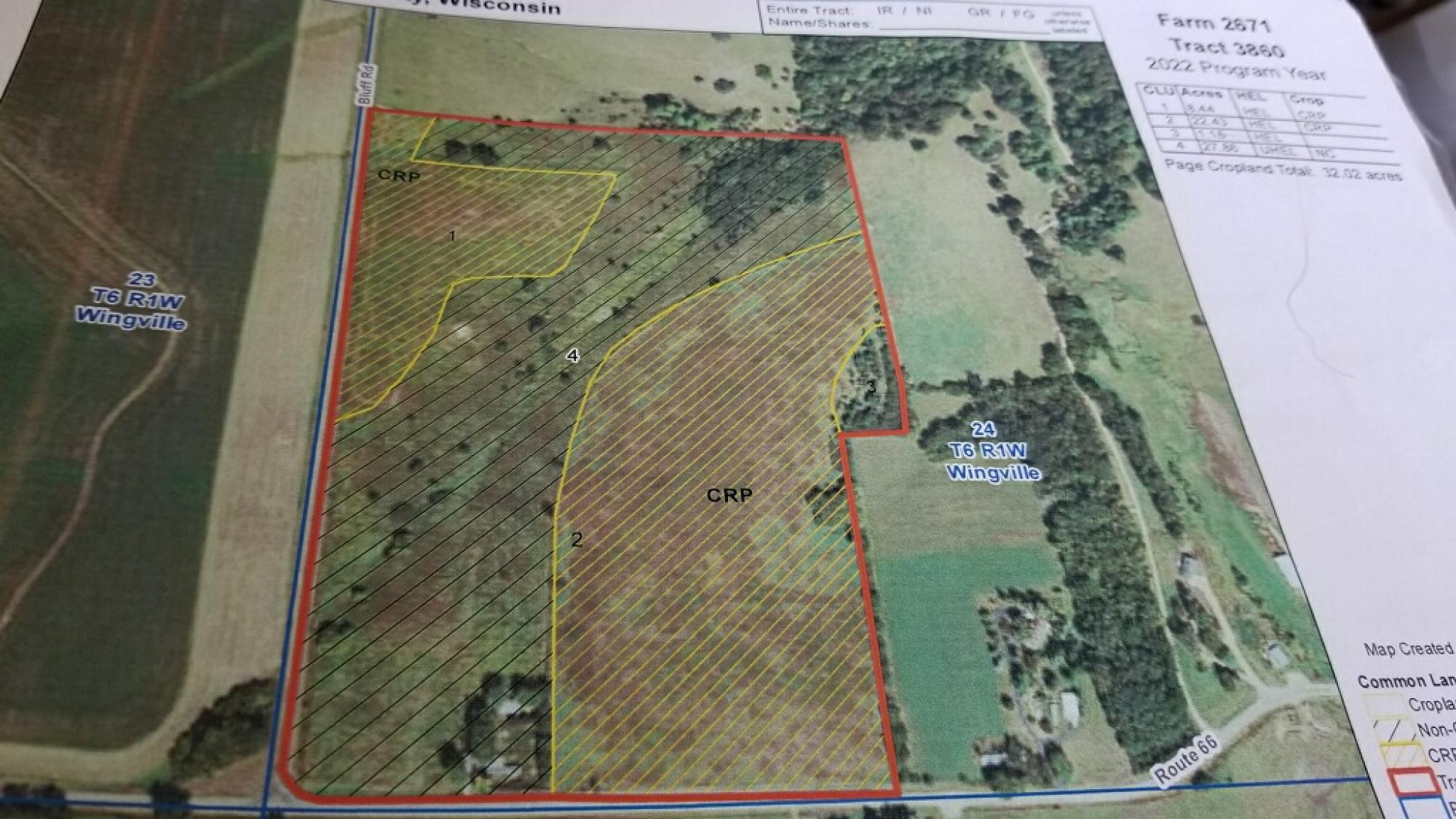 Bluff Road, Highland, Wisconsin, United States MixedUse Land For