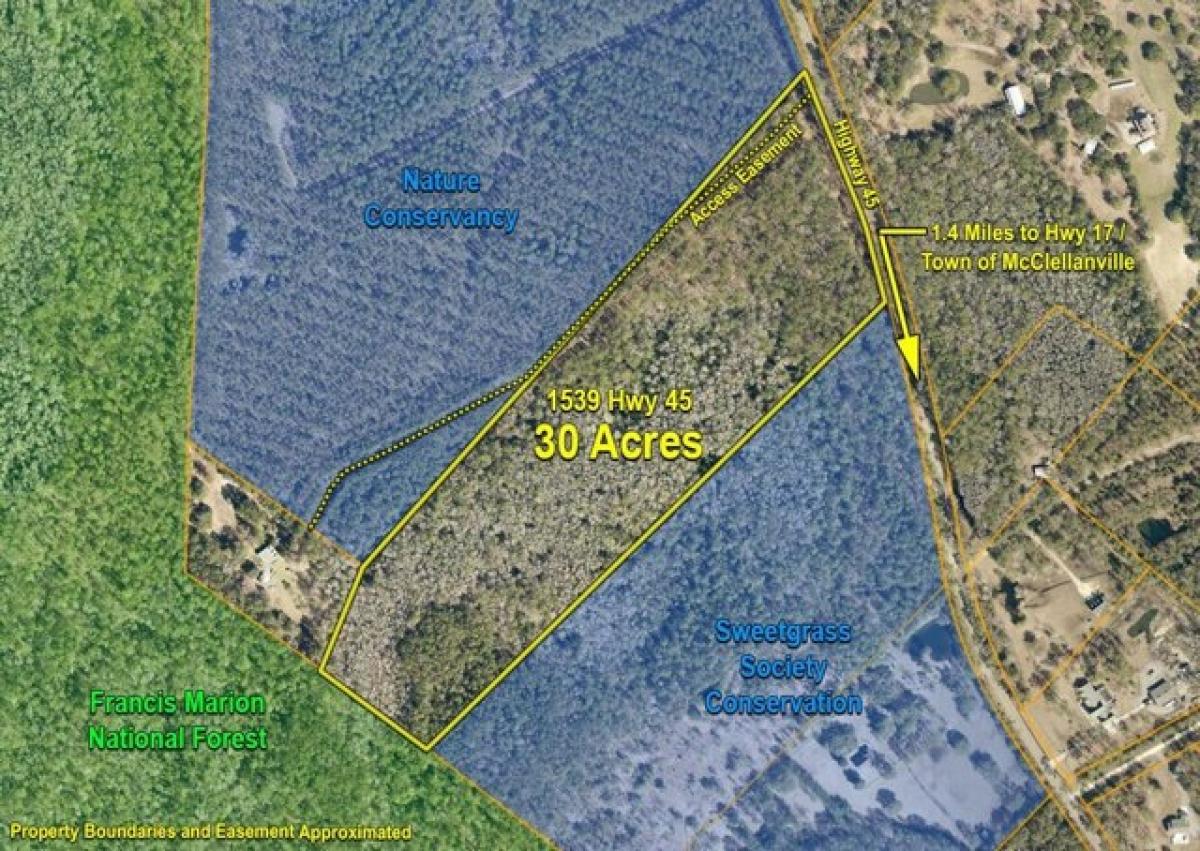 Picture of Residential Land For Sale in McClellanville, South Carolina, United States