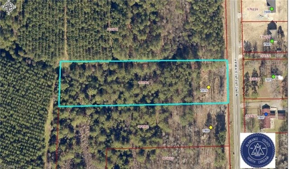 Picture of Residential Land For Sale in Burlington, North Carolina, United States